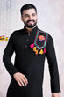 Load image into Gallery viewer, Black Color Rayon Navratri Special Men's Wear Kurta Collection Clothsvilla