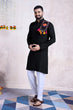 Load image into Gallery viewer, Black Color Rayon Navratri Special Men's Wear Kurta Collection Clothsvilla