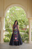 Black Cotton Lehenga with Gamthi Blouse ClothsVilla