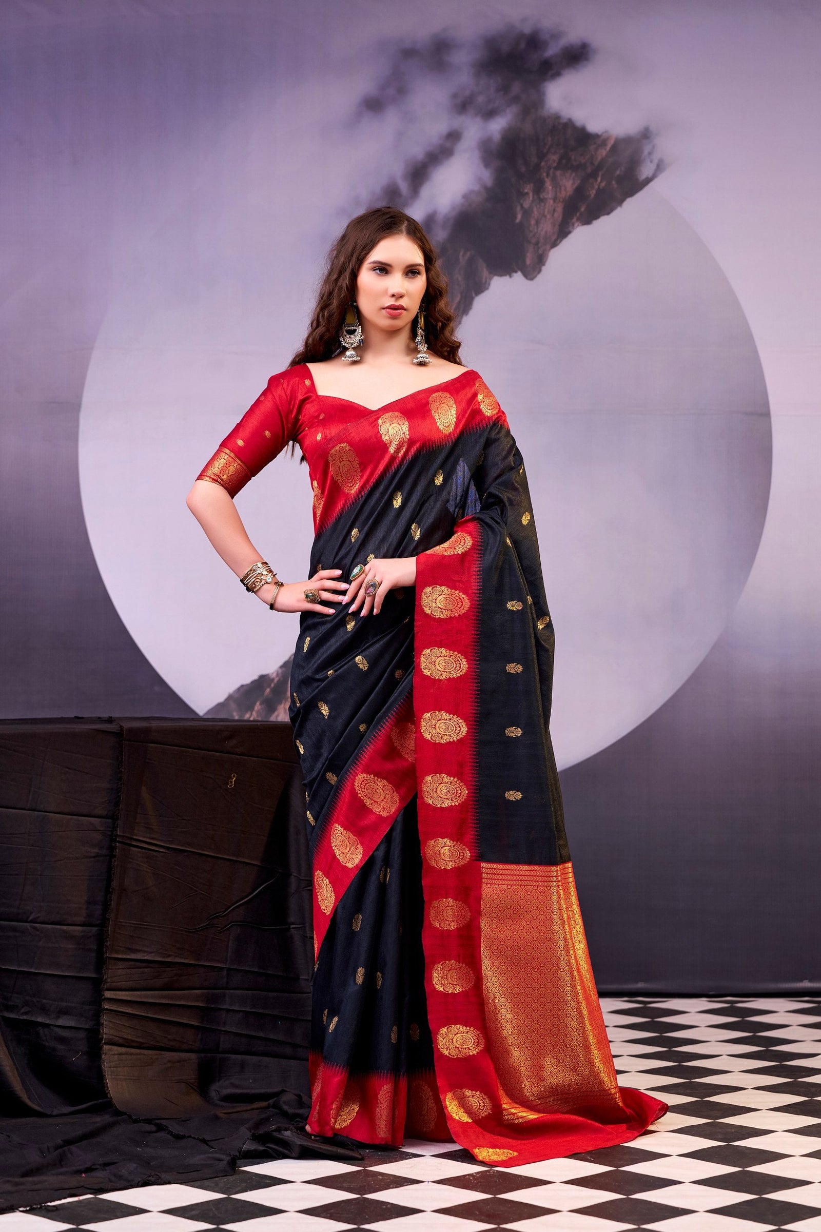 Elegant Cotton Zari Weaving Saree ClothsVilla