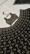 Load image into Gallery viewer, Black Crepe Silk Sequins Lehenga Set ClothsVilla