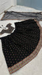 Load image into Gallery viewer, Black Designer Dori Work Lehenga Set Clothsvilla