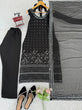 Load image into Gallery viewer, Black Designer Faux Georgette Real Mirror Work Suit Set ClothsVilla