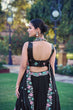 Load image into Gallery viewer, Black Designer Frendysilk Lehenga Choli Clothsvilla