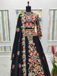 Load image into Gallery viewer, Black Designer Full Stitched Lehenga-Choli Set with Heavy Embroidery ClothsVilla