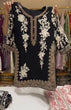 Load image into Gallery viewer, Black Designer Georgette Palazzo Suit ClothsVilla