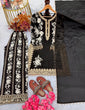 Load image into Gallery viewer, Black Designer Georgette Palazzo Suit ClothsVilla