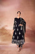 Load image into Gallery viewer, Black Digital Printed Georgette Anarkali Set with Embroidered Net Dupatta ClothsVilla