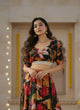 Load image into Gallery viewer, Black Digital Printed Georgette Lehenga Choli Set ClothsVilla