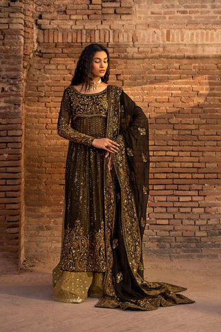 Black Elegant Anarkali Plazo Set with Dupatta – Faux Georgette & Sequins Work ClothsVilla