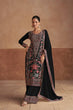 Load image into Gallery viewer, Black Elegant Chinon Embroidered Suit with Dupatta ClothsVilla