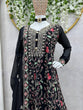 Load image into Gallery viewer, Black Elegant Fox Georgette Co-Ord Set with Sequin &amp; Thread Work ClothsVilla
