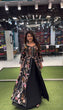 Load image into Gallery viewer, Black Elegant Fox Georgette Lehenga Set with Full-Stitched Top &amp; Lace Border Dupatta ClothsVilla