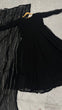 Load image into Gallery viewer, Black Elegant Georgette Gown with Grand Flair &amp; Sequin Work Dupatta – Fully Stitched ClothsVilla
