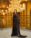 Black Elegant Georgette Saree with Sequin & Zari Work – Slay in Style ClothsVilla