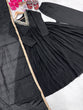 Load image into Gallery viewer, Black Elegant Party Wear Alia Cut Anarkali Gown Set with Dupatta &amp; Bottom Clothsvilla