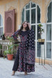 Load image into Gallery viewer, Black Elegant Pure Cotton Ethnic Suit Set – Comfort &amp; Style Combined ClothsVilla