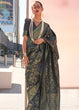 Load image into Gallery viewer, Black Elegant Soft Banarasi Blended Silk Saree ClothsVilla