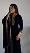 Load image into Gallery viewer, Black Elegant Velvet Ensemble – Luxurious &amp; Stylish Clothsvilla