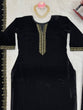 Load image into Gallery viewer, Black Elegant Velvet Ensemble – Luxurious &amp; Stylish Clothsvilla
