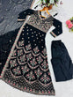 Load image into Gallery viewer, Black Embroidered Sequins Heavy Zari Work Suit Set ClothsVilla
