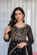 Load image into Gallery viewer, Black Embroidered Sequins Heavy Zari Work Suit Set ClothsVilla