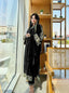 Black Fancy Bell Sleeve Green Color Velvet Salwar Suit Clothsvilla