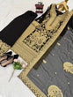 Load image into Gallery viewer, Black Faux Georgette Chinestitch Palazzo Set with Dupatta ClothsVilla