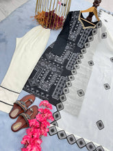 Load image into Gallery viewer, Black Festive Designer Top, Bottom &amp; Dupatta Set – Elegant Party Wear Look Clothsvilla