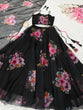 Load image into Gallery viewer, Black Floral Printed Organza Silk Lehenga Set with Handwork Blouse &amp; Dupatta ClothsVilla