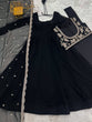 Load image into Gallery viewer, Black Georgette Anarkali Gown with Koti ClothsVilla