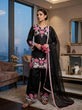 Load image into Gallery viewer, Black Glass Satin Farshi Palazzo Set ClothsVilla