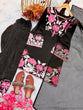 Load image into Gallery viewer, Black Glass Satin Farshi Palazzo Set ClothsVilla