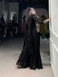 Load image into Gallery viewer, Black Graceful Georgette Embroidered Suit Set with Dupatta ClothsVilla