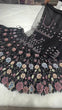 Load image into Gallery viewer, Black Graceful Soft Net Semi-Stitched Lehenga Choli Set with Elegant Sequence Work Clothsvilla