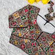 Load image into Gallery viewer, Black Heavy Cording Work Pure Georgette Blouse with Multicolor Embellishments ClothsVilla