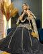 Black Natural Crepe Silk Lehenga Set with Bead & Sequin Detailing ClothsVilla