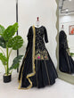 Load image into Gallery viewer, Black Natural Crepe Silk Lehenga Set with Bead &amp; Sequin Detailing ClothsVilla