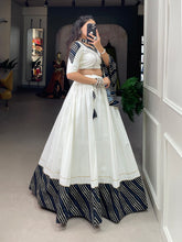 Load image into Gallery viewer, Black Navratri Lehenga Choli Set with Exquisite Gotta Patti Work ClothsVilla