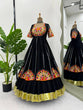 Load image into Gallery viewer, Black Navratri Special Georgette Ensemble ClothsVilla