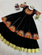 Load image into Gallery viewer, Black Navratri Special Georgette Ensemble ClothsVilla
