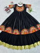 Load image into Gallery viewer, Black Navratri Special Georgette Ensemble ClothsVilla