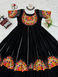 Load image into Gallery viewer, Black Navratri Special Georgette Ensemble ClothsVilla