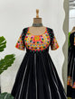 Load image into Gallery viewer, Black Navratri Special Georgette Ensemble ClothsVilla