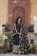 Load image into Gallery viewer, Black Premium Designer Ready-to-Wear Gown with Dupatta – Embroidery Zari Sequins Work