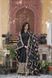 Load image into Gallery viewer, Black Premium Designer Ready-to-Wear Gown with Dupatta – Embroidery Zari Sequins Work