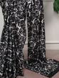 Load image into Gallery viewer, Black Printed Satin Silk Saree ClothsVilla