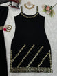 Load image into Gallery viewer, Black Rakhi Special Elegant Sharara Set ClothsVilla