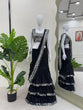 Load image into Gallery viewer, Black Ready-to-Wear Lehenga Saree – Elegant &amp; Stylish