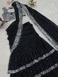Load image into Gallery viewer, Black Ready-to-Wear Lehenga Saree – Elegant &amp; Stylish